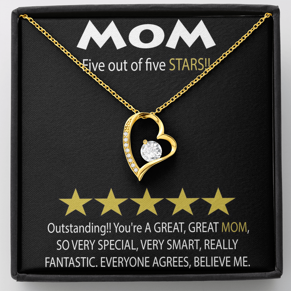 Mom 5 Stars Forever Love Necklace