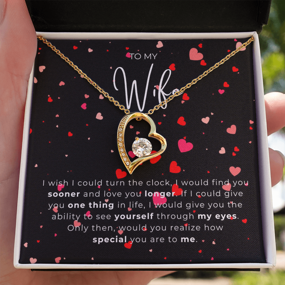To My Wife Forever Love Necklace