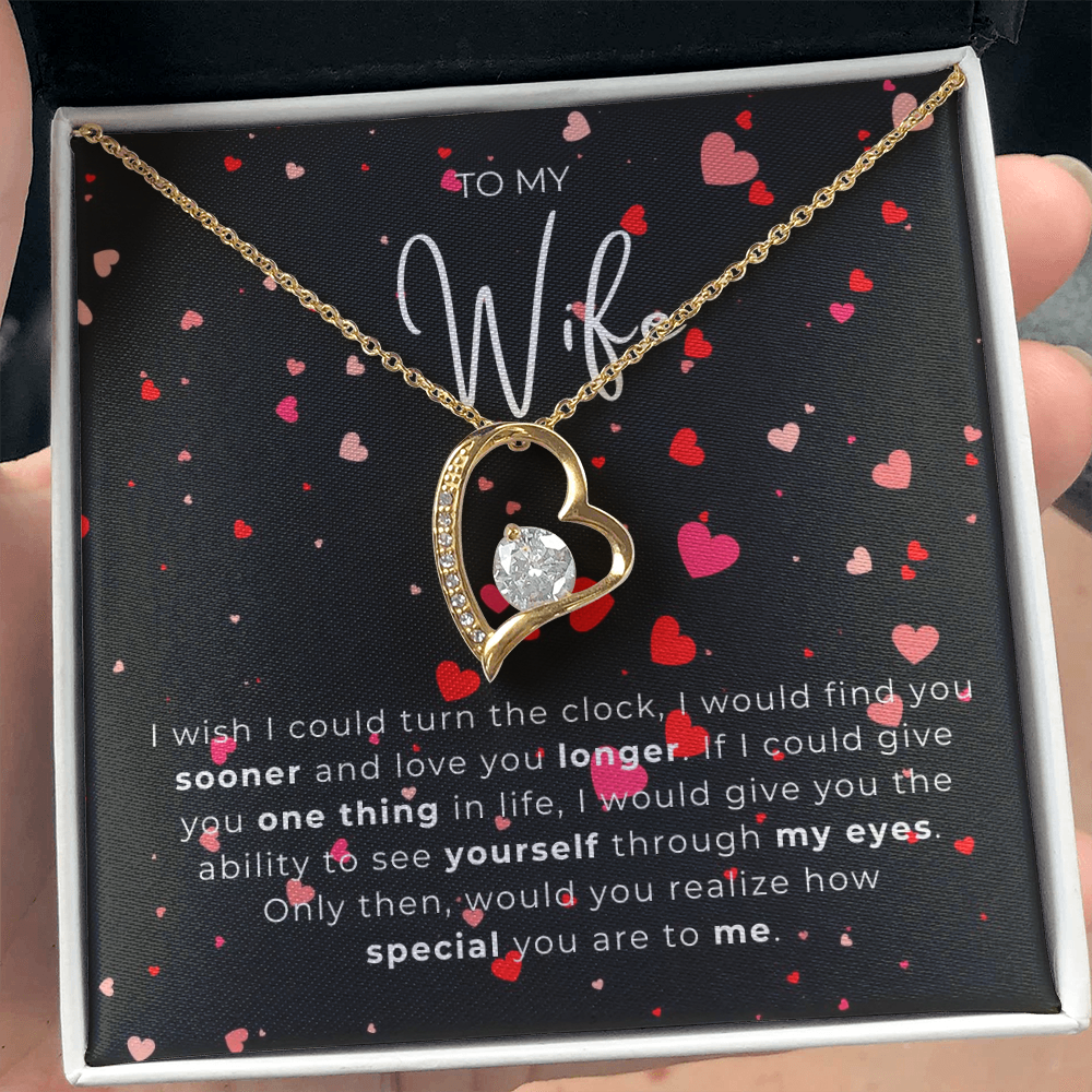 To My Wife Forever Love Necklace
