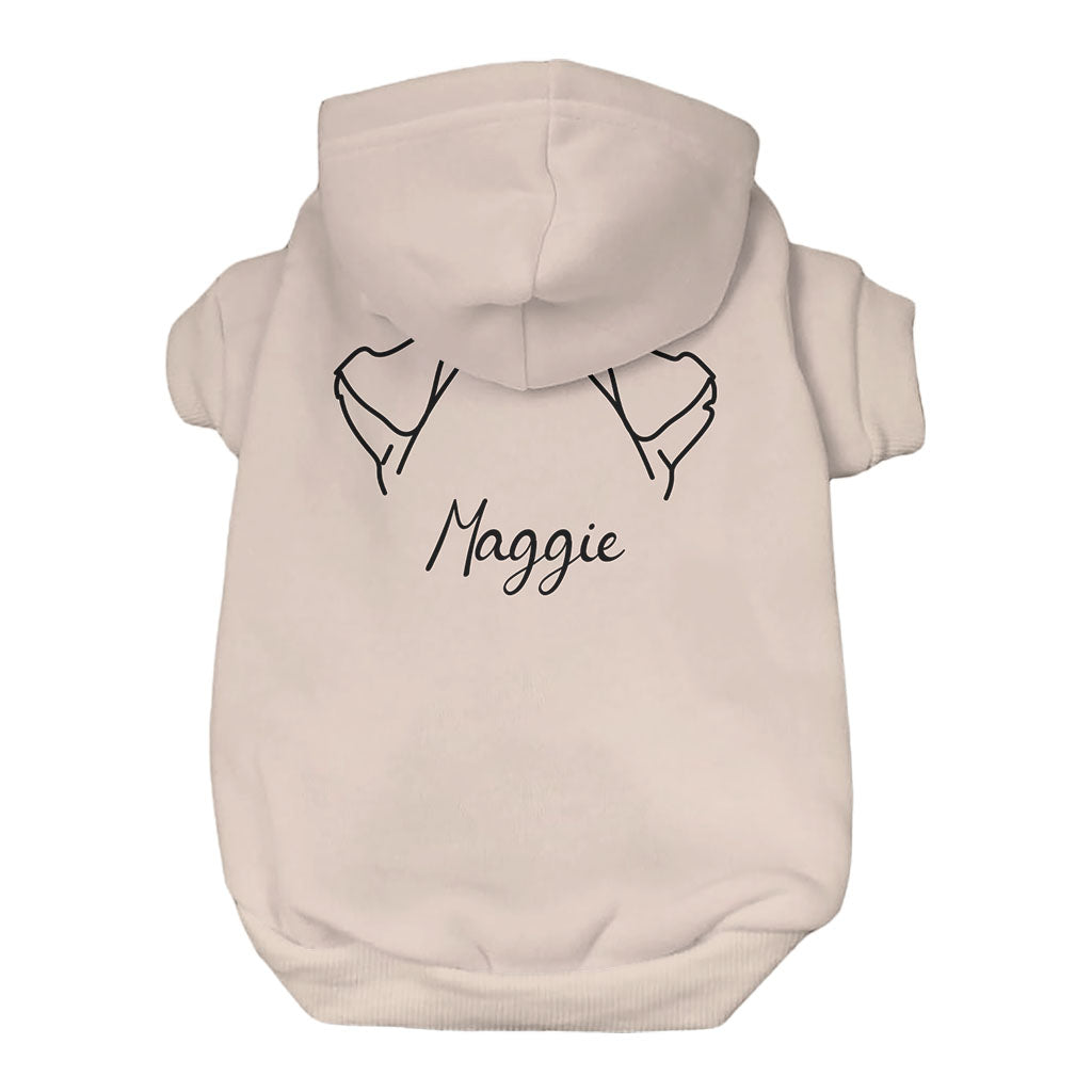Personalized Dog Ear Custom Dog's Hoodie