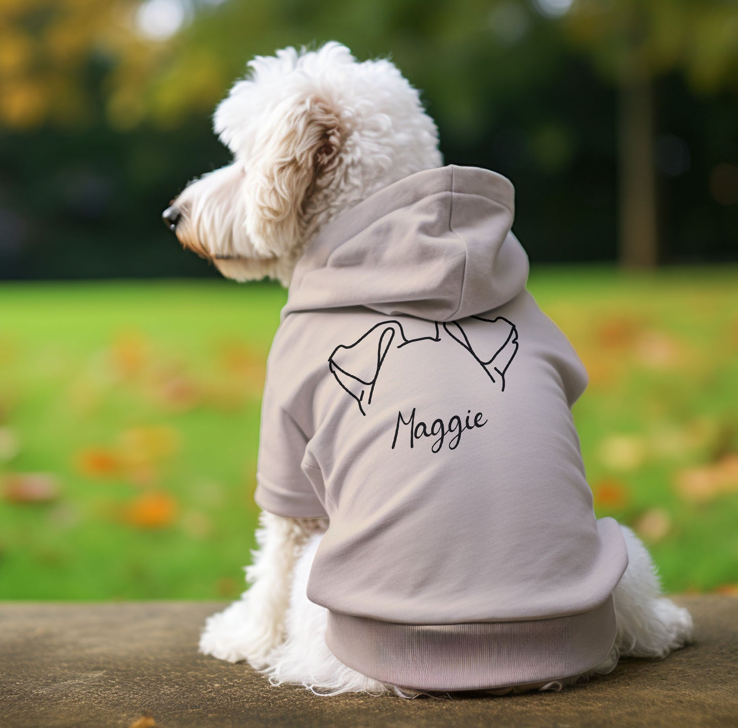 Personalized Dog Ear Custom Dog's Hoodie
