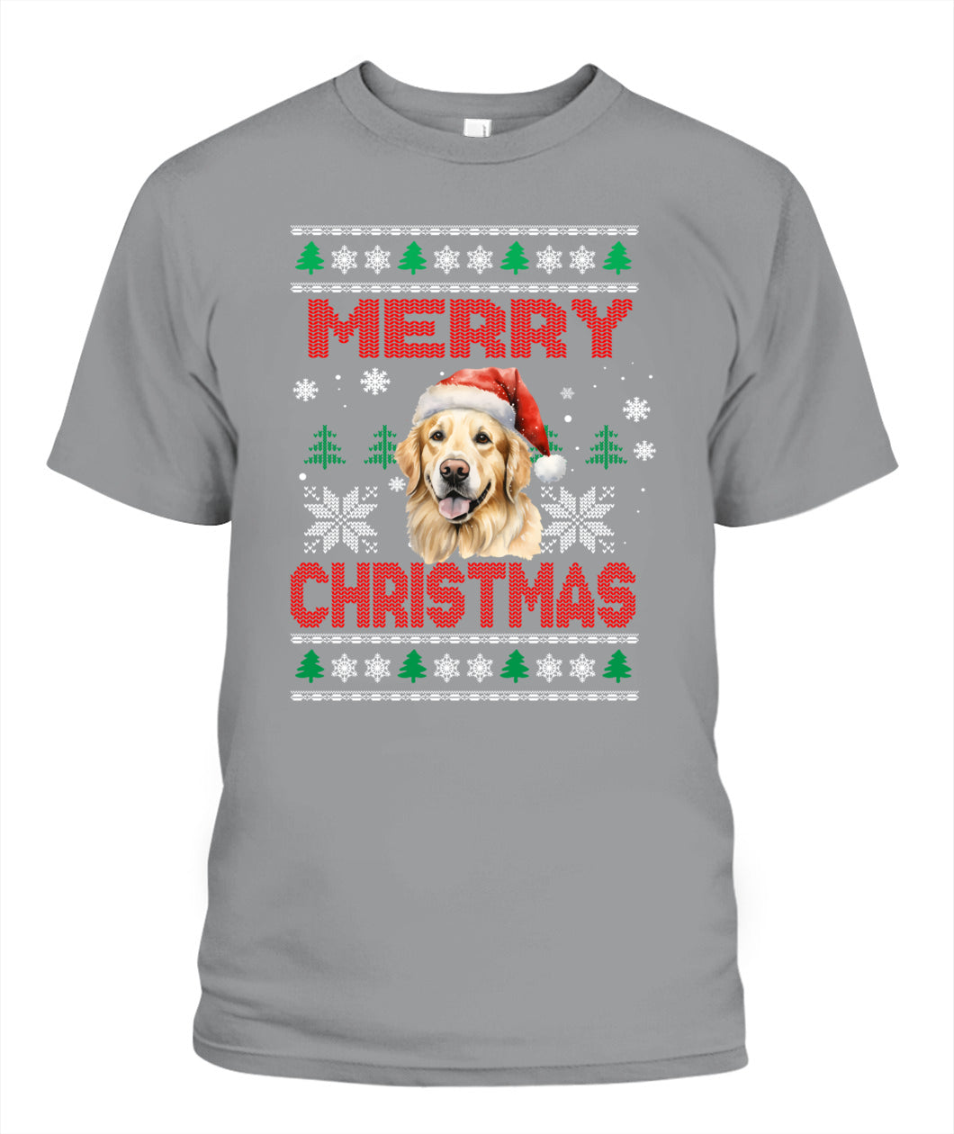 Personalized Pet Dog Merry Christmas Printed Graphic Apparel