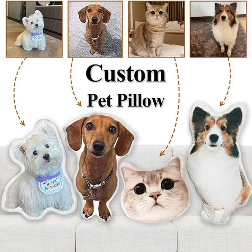 Personalized Pet Dog Cat Pillow Double-Sided Printing