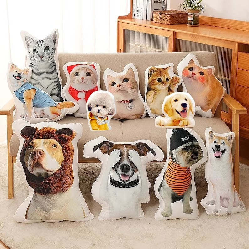Personalized Pet Dog Cat Pillow Double-Sided Printing