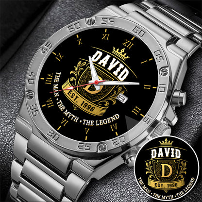 Father's Day Gift For Dad The Man The Myth The Legend Limited Edition Watch