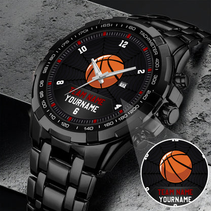 Basketball Personalized Team Name, Name & Number Quartz Watch