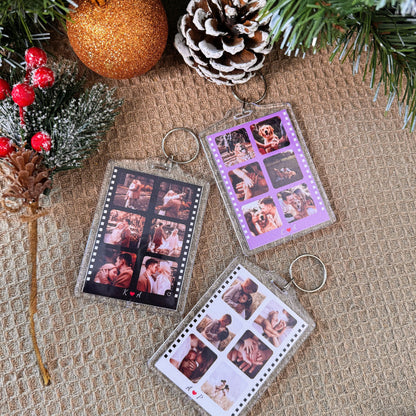 BUY 1 GET 1 FREE - Custom Photo Strip Keychain