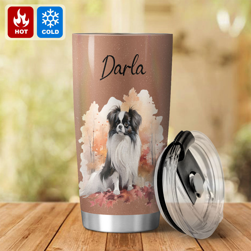 Personalized Pet Autumn Christmas Tumbler