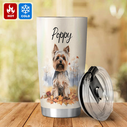 Personalized Pet Autumn Christmas Tumbler