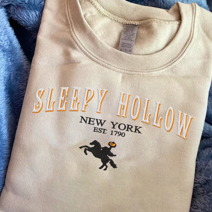 Personalized Embroidered Halloween SLEEPY HOLLOW Hoodie Sweatshirt T-Shirt