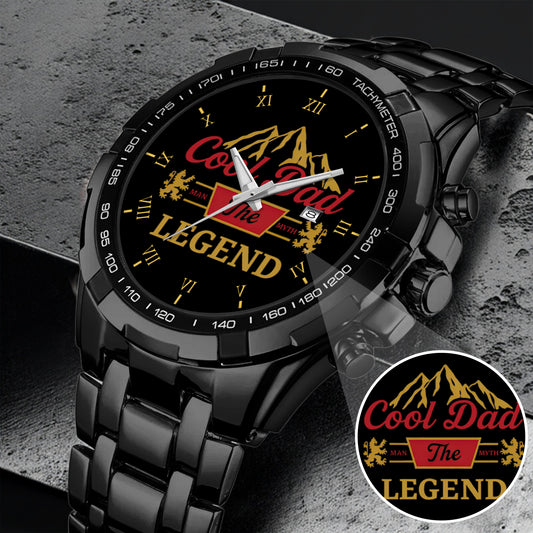 Father's Day Gift For Dad Cool Dad The Man The Myth The Legend Limited Edition Watch