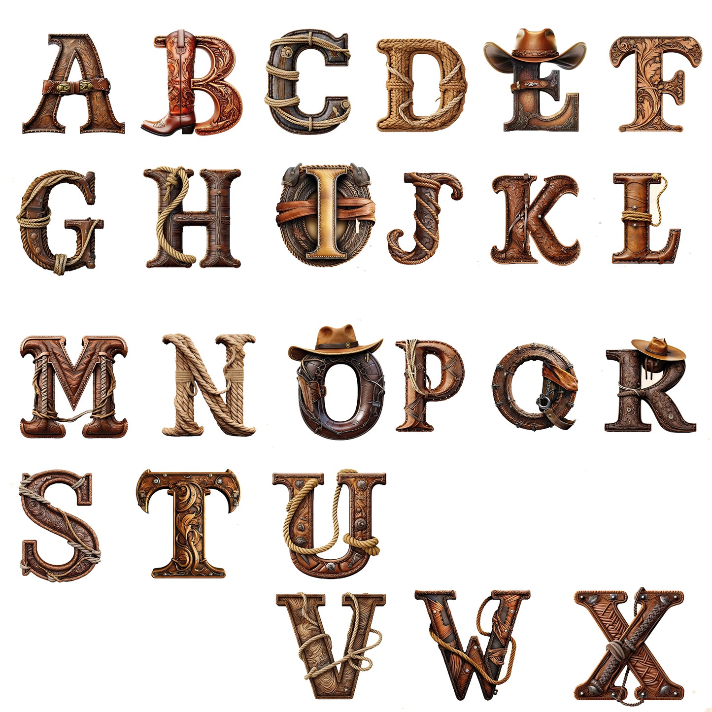 Personalized Western Letter Name Quartz Watch Father's Day Gift For Him