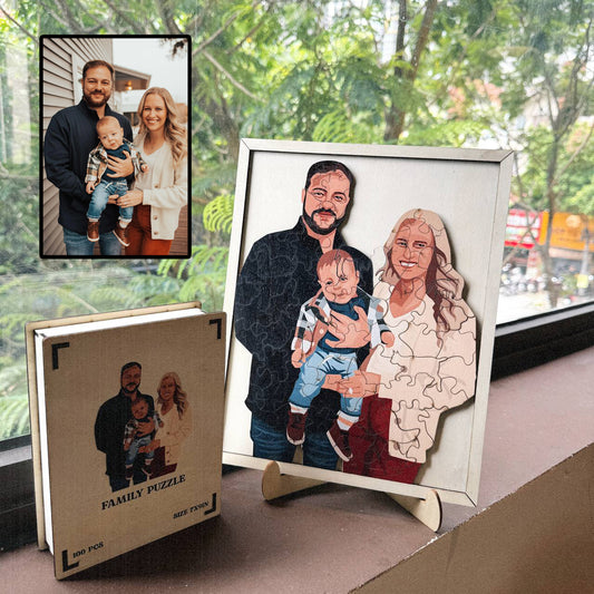 Personalized Family Photo Wooden Puzzle