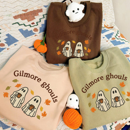 Halloween Personalized Embroidered Gilmore Ghouls Hoodie Sweatshirt T-Shirt