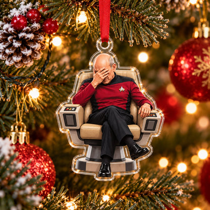 Personalized Make It So Acrylic Ornament