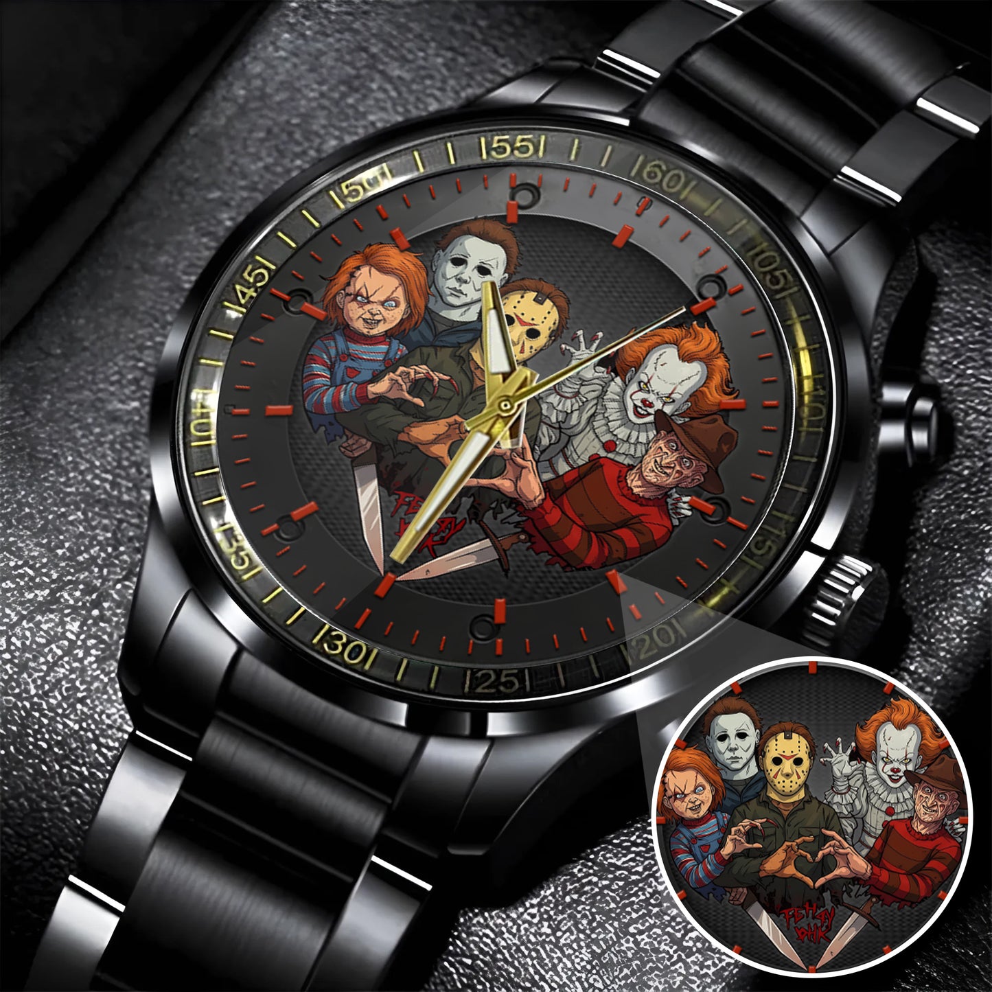 Halloween Horror Personalized Quartz Watch