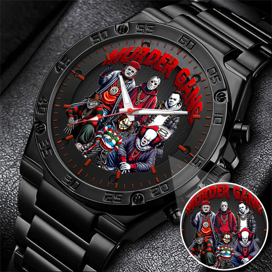Halloween Horror Movies Murder Gang Personalized Quartz Watch
