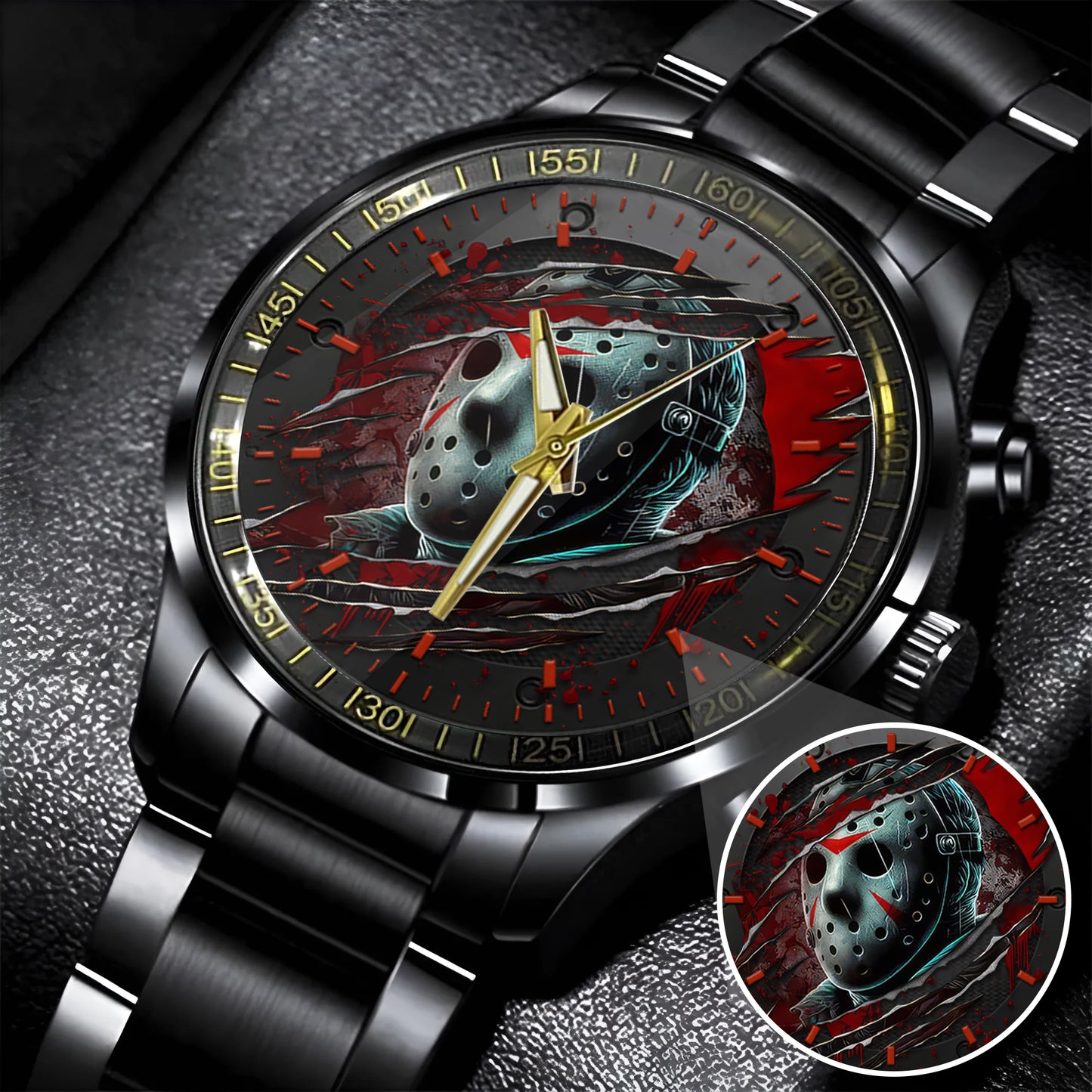 Halloween Horror Movies Personalized Quartz Watch