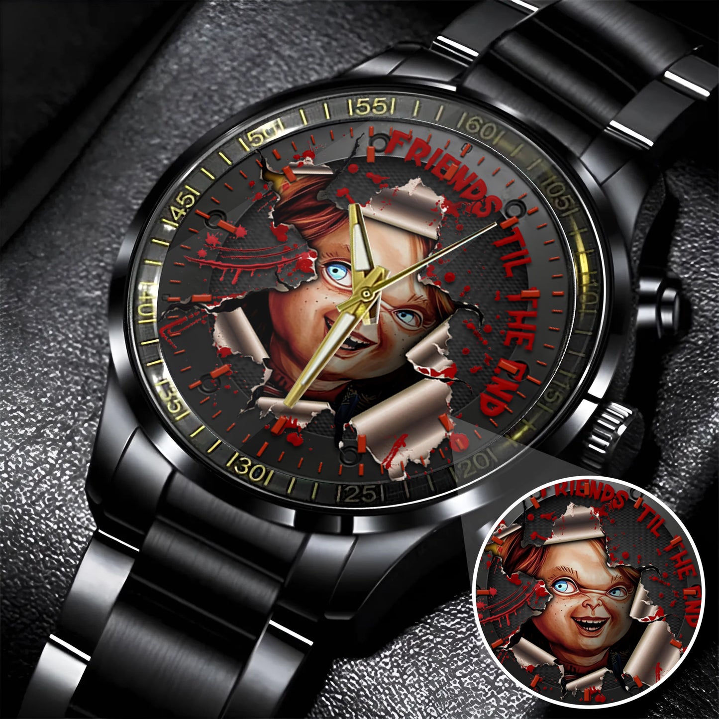 Halloween Horror Movies Personalized Quartz Watch