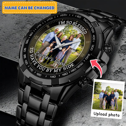 Personalized Family Photo Keepsake Watches