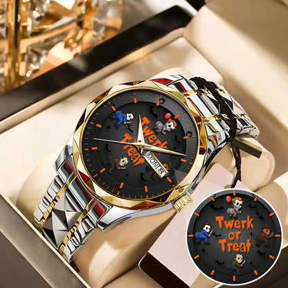Halloween Horror Movies Twerk Or Treat Personalized Quartz Watch