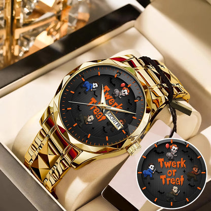 Halloween Horror Movies Twerk Or Treat Personalized Quartz Watch