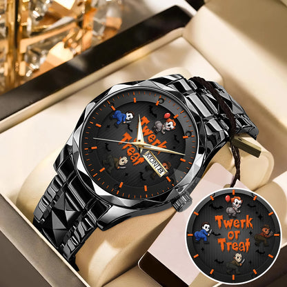 Halloween Horror Movies Twerk Or Treat Personalized Quartz Watch