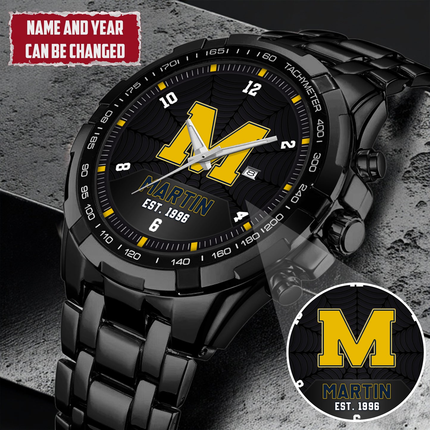 Personalized Name Quartz Watch Father's Day Gift For Him