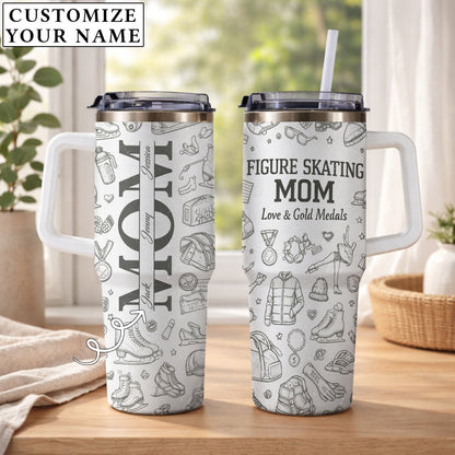 Figure Skating Mom - Personalized 40oz Tumbler