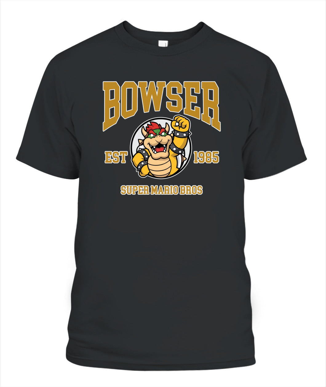 Classic Mario Browser 2-Side Printed Graphic Shirt