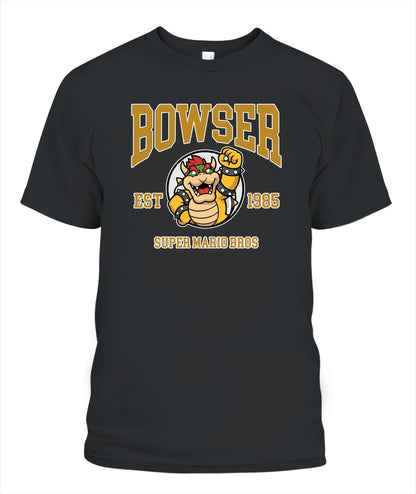 Classic Mario Browser 2-Side Printed Graphic Shirt