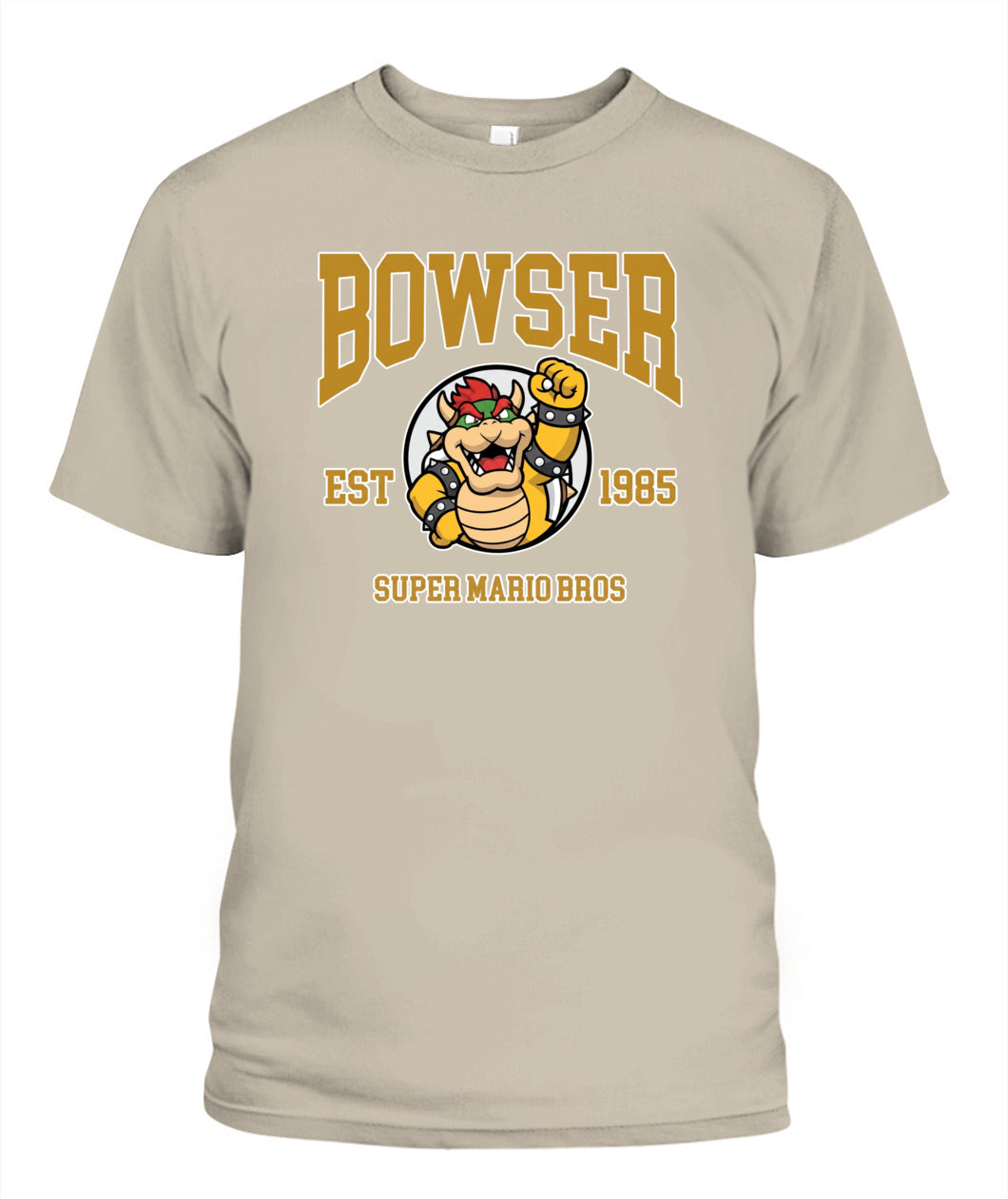 Classic Mario Browser 2-Side Printed Graphic Shirt