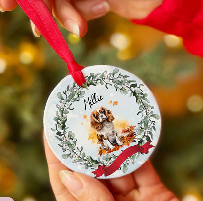 Personalized Pet autum Custom Ceramic Ornament