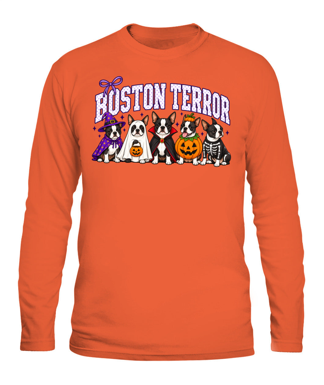 Halloween Custom Dog Breed Printed Graphic Sweatshirt T-Shirt