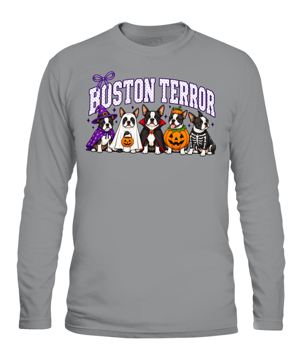 Halloween Custom Dog Breed Printed Graphic Sweatshirt T-Shirt