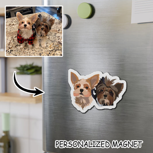 Personalized Pet Dog Cat Photo Magnets