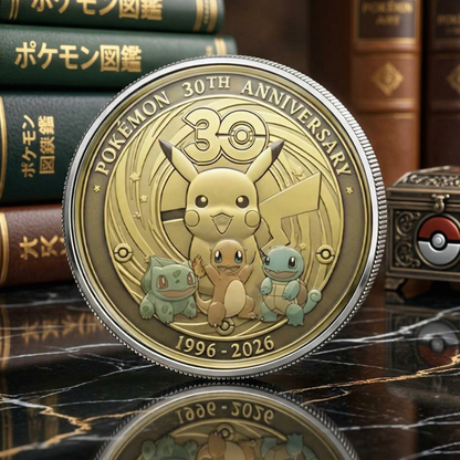 Pokémon 30th Anniversary Printed Commemorative Coin