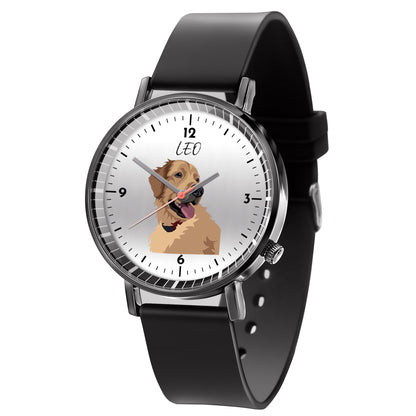 Personalized Pet Portrait Quartz Watch