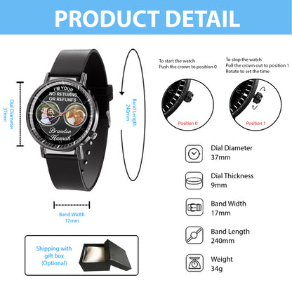 Family Personalized Photos Quartz Watch