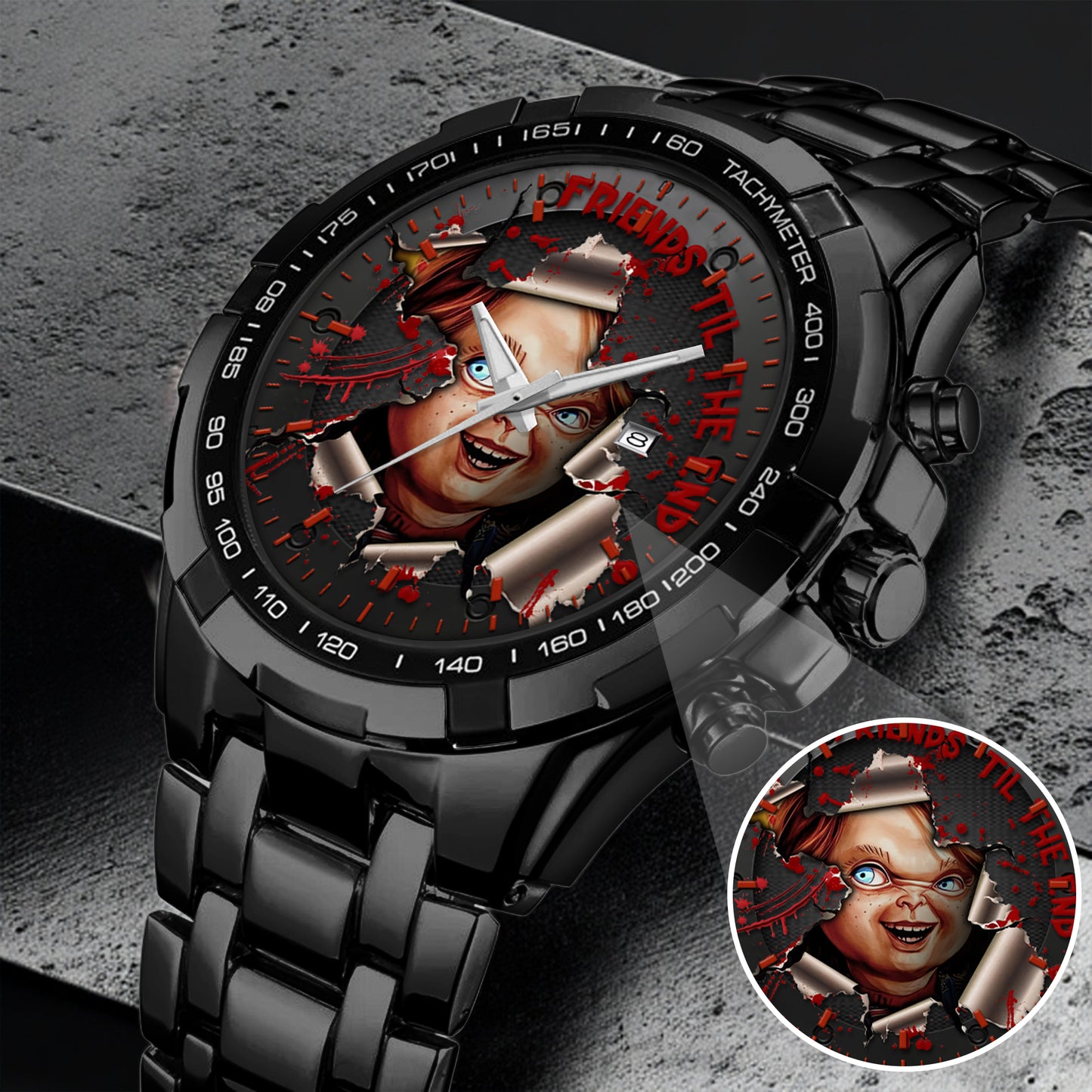Halloween Horror Movies Personalized Quartz Watch