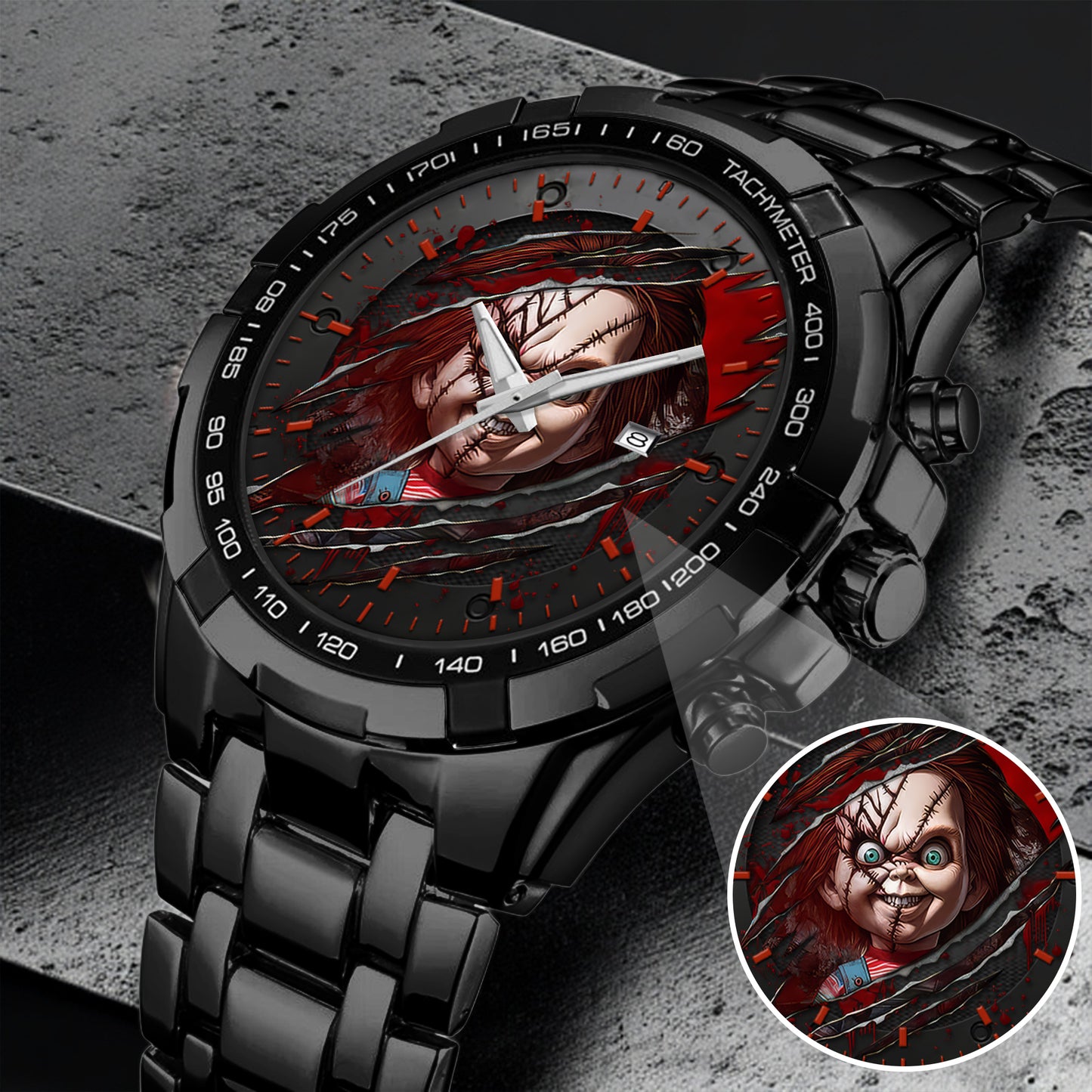 Halloween Horror Movies Personalized Quartz Watch