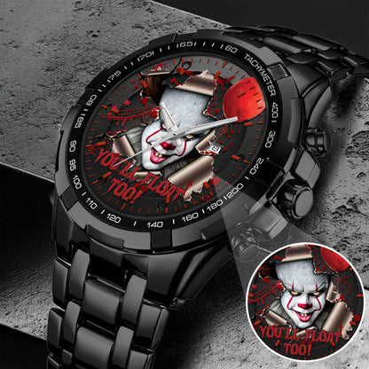 Halloween Horror Movies You'll Float Too Personalized Quartz Watch