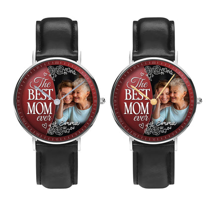 Mother's Day Gift For Best Mom Ever Personalized Photos Quartz Watch