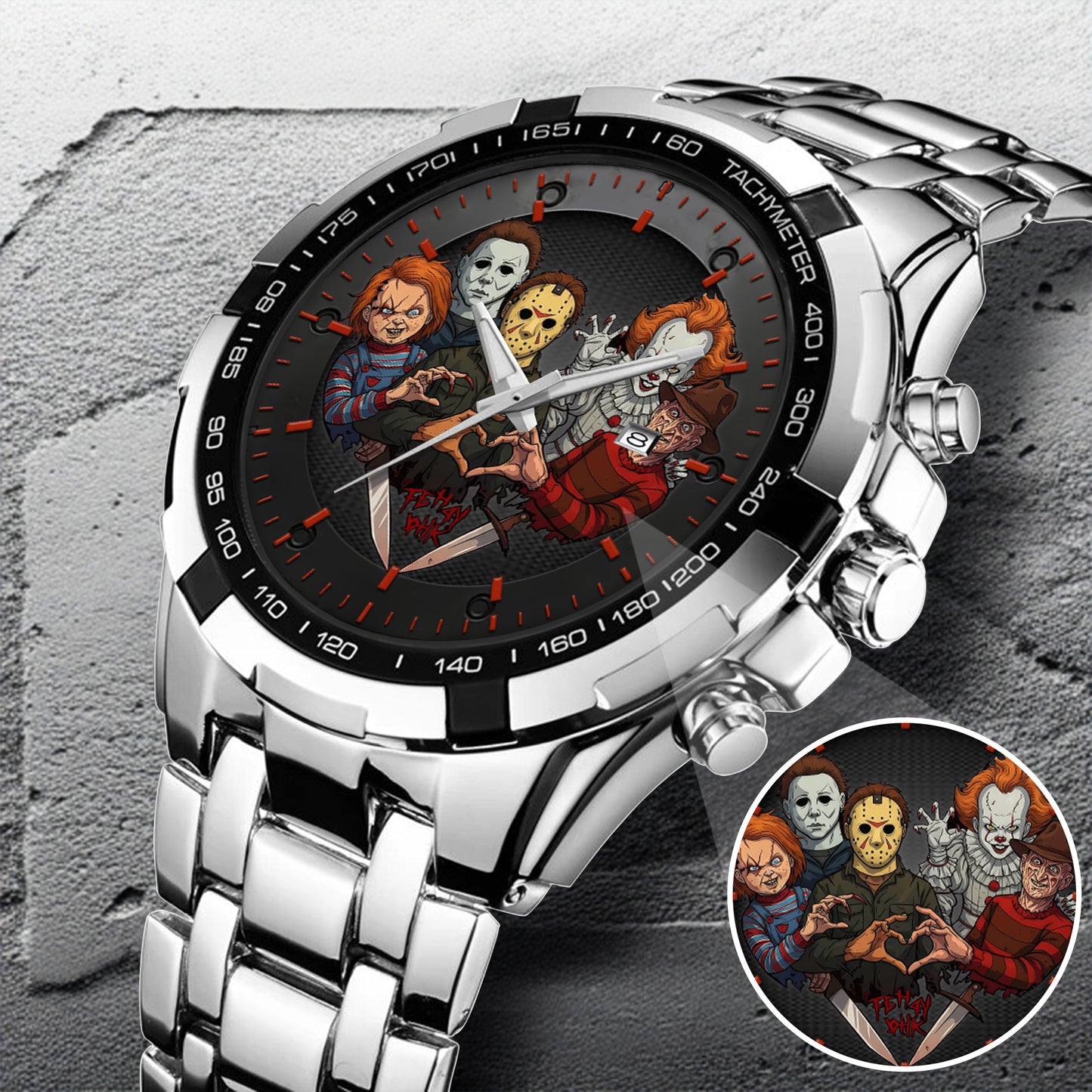 Halloween Horror Personalized Quartz Watch