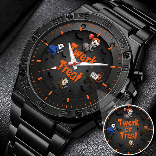 Halloween Horror Movies Twerk Or Treat Personalized Quartz Watch