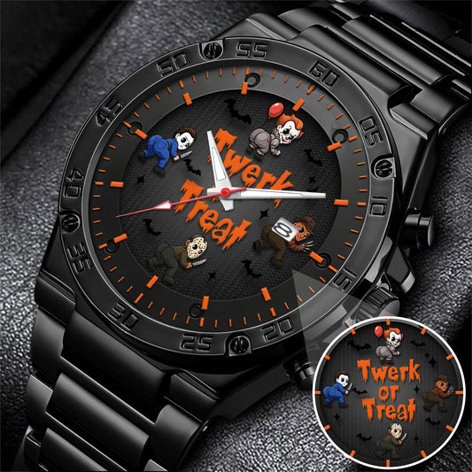 Halloween Horror Movies Twerk Or Treat Personalized Quartz Watch
