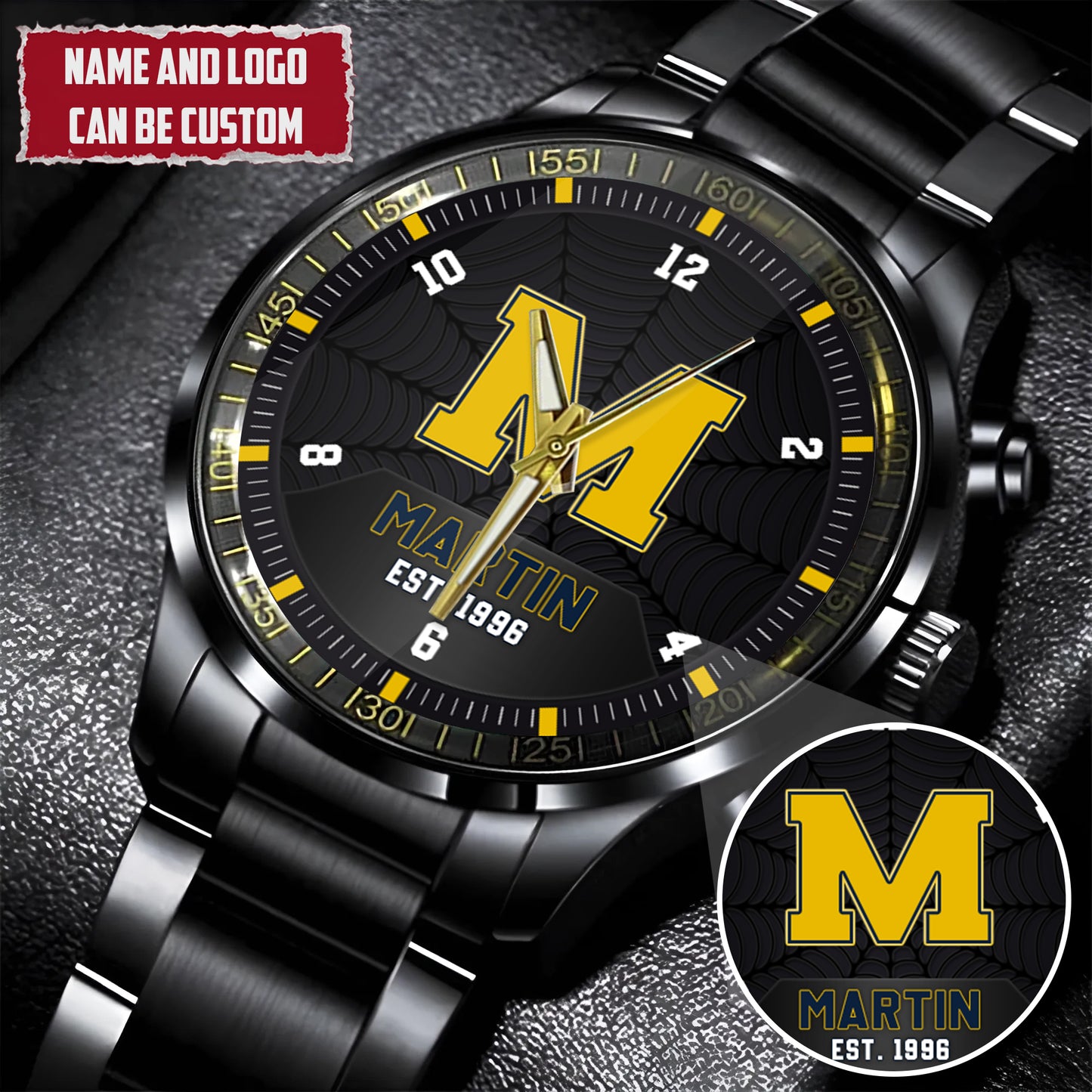 Personalized Name Quartz Watch Father's Day Gift For Him