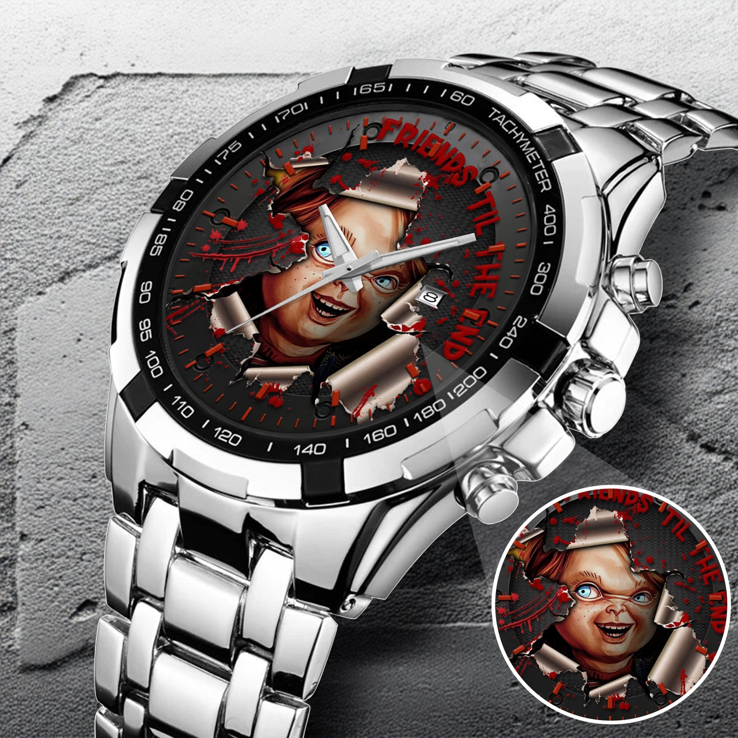 Halloween Horror Movies Personalized Quartz Watch
