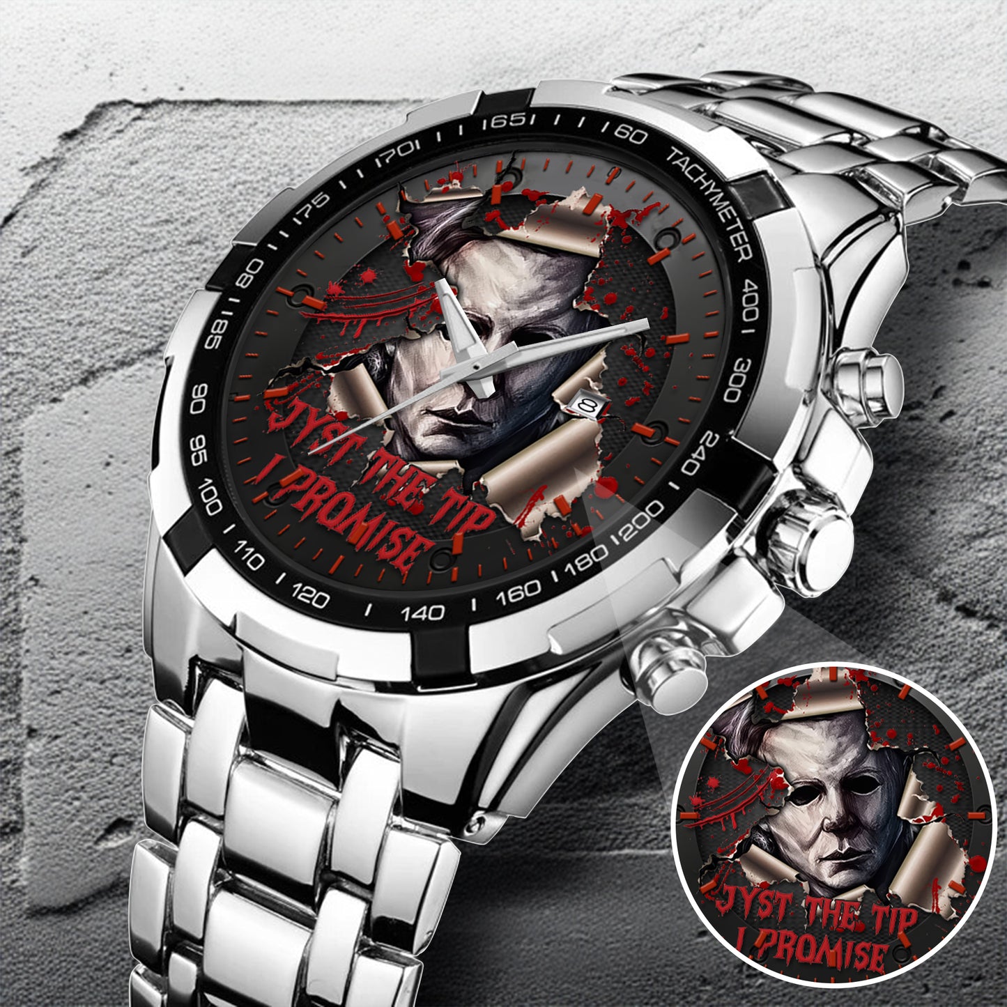 Halloween Horror Movies Just The Tip Personalized Quartz Watch