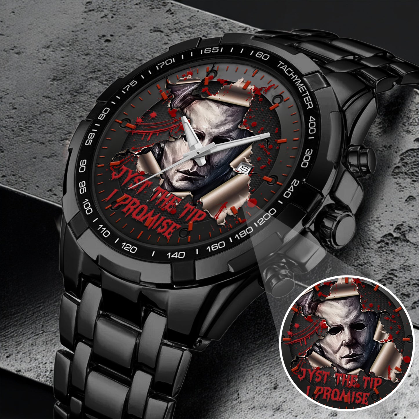 Halloween Horror Movies Just The Tip Personalized Quartz Watch